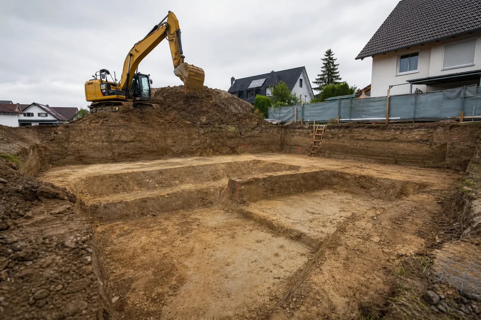 Einsatzgebiet Erdbau Schlabbers von Issum bis Düsseldorf
